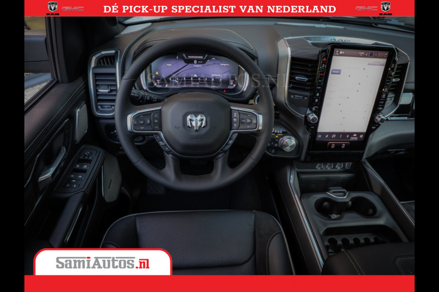 Dodge Ram Laramie Night | Face Lift | 420Pk 636 Nn | Extra Groot Scherm + Passagiers Scherm | Comfortabele Dubbele Cabine met Royale 5 Zitplaatsen | Nu Leverbaar uit Voorraad | Voorraad Nr 2223 - 5047