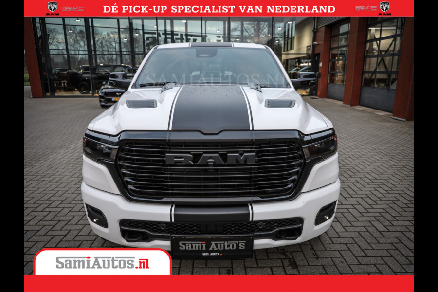 Dodge Ram Laramie Night | Face Lift | 420Pk 636 Nn | Extra Groot Scherm + Passagiers Scherm | Comfortabele Dubbele Cabine met Royale 5 Zitplaatsen | Nu Leverbaar uit Voorraad | Voorraad Nr 2223 - 5047