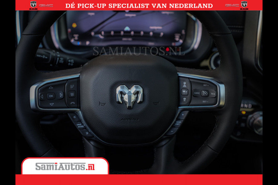 Dodge Ram Laramie Night | Face Lift | 420Pk 636 Nn | Extra Groot Scherm + Passagiers Scherm | Comfortabele Dubbele Cabine met Royale 5 Zitplaatsen | Nu Leverbaar uit Voorraad | Voorraad Nr 2223 - 5047