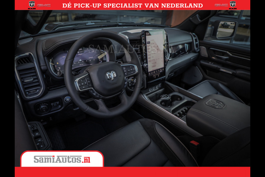 Dodge Ram Laramie Night | Face Lift | 420Pk 636 Nn | Extra Groot Scherm + Passagiers Scherm | Comfortabele Dubbele Cabine met Royale 5 Zitplaatsen | Nu Leverbaar uit Voorraad | Voorraad Nr 2223 - 5047