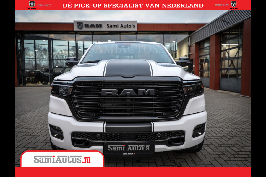 Dodge Ram Laramie Night | Face Lift | 420Pk 636 Nn | Extra Groot Scherm + Passagiers Scherm | Comfortabele Dubbele Cabine met Royale 5 Zitplaatsen | Nu Leverbaar uit Voorraad | Voorraad Nr 2223 - 5047