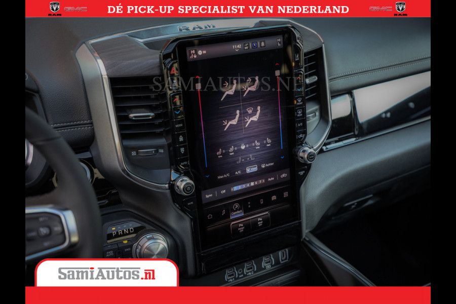 Dodge Ram Laramie Night | Face Lift | 420Pk 636 Nn | Extra Groot Scherm + Passagiers Scherm | Comfortabele Dubbele Cabine met Royale 5 Zitplaatsen | Nu Leverbaar uit Voorraad | Voorraad Nr 2223 - 5047