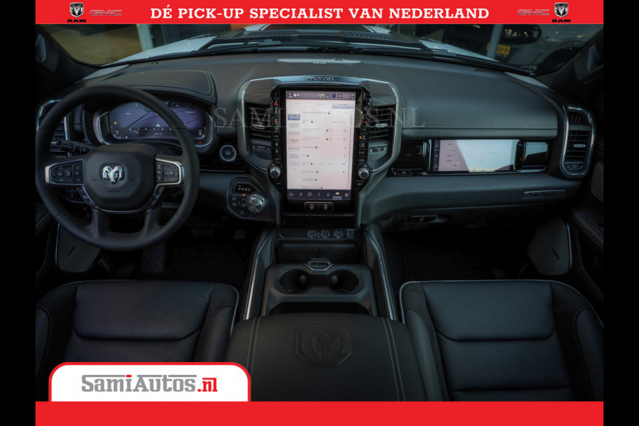 Dodge Ram Laramie Night | Face Lift | 420Pk 636 Nn | Extra Groot Scherm + Passagiers Scherm | Comfortabele Dubbele Cabine met Royale 5 Zitplaatsen | Nu Leverbaar uit Voorraad | Voorraad Nr 2223 - 5047