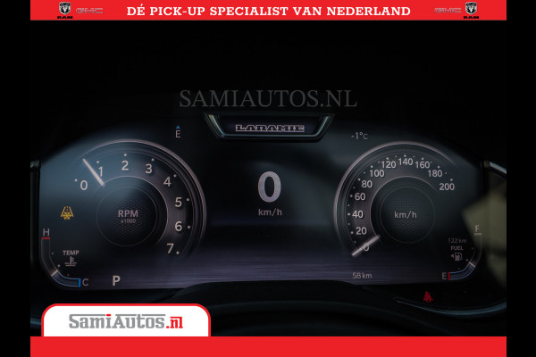 Dodge Ram Laramie Night | Face Lift | 420Pk 636 Nn | Extra Groot Scherm + Passagiers Scherm | Comfortabele Dubbele Cabine met Royale 5 Zitplaatsen | Nu Leverbaar uit Voorraad | Voorraad Nr 2223 - 5047