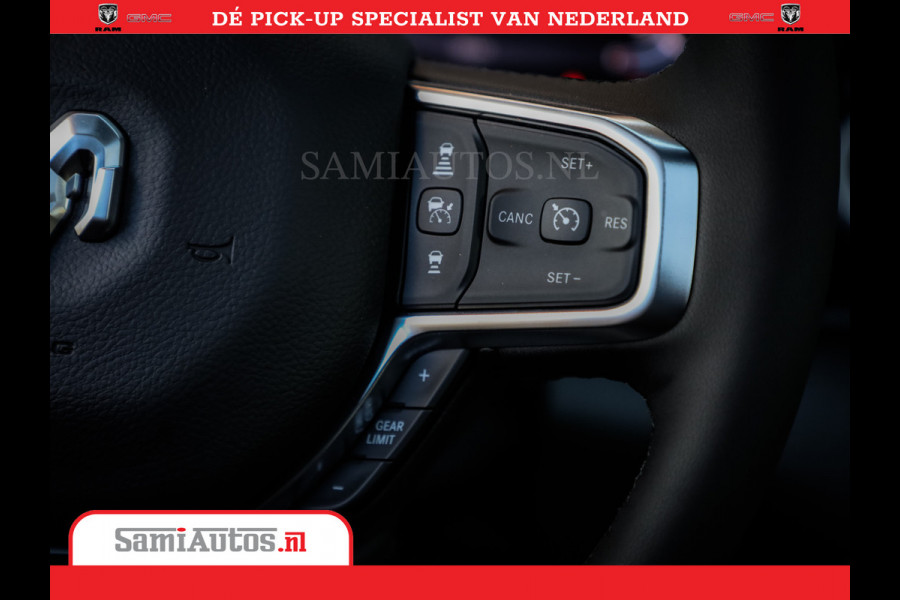 Dodge Ram Laramie Night | Face Lift | 420Pk 636 Nn | Extra Groot Scherm + Passagiers Scherm | Comfortabele Dubbele Cabine met Royale 5 Zitplaatsen | Nu Leverbaar uit Voorraad | Voorraad Nr 2223 - 5047