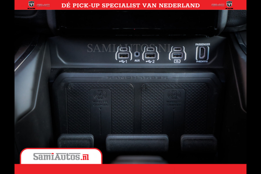 Dodge Ram Laramie Night | Face Lift | 420Pk 636 Nn | Extra Groot Scherm + Passagiers Scherm | Comfortabele Dubbele Cabine met Royale 5 Zitplaatsen | Nu Leverbaar uit Voorraad | Voorraad Nr 2223 - 5047