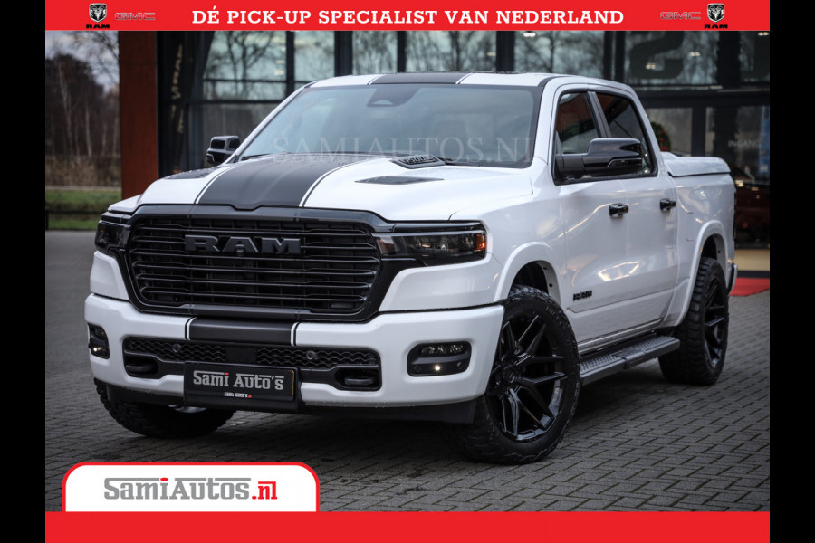 Dodge Ram Laramie Night | Face Lift | 420Pk 636 Nn | Extra Groot Scherm + Passagiers Scherm | Comfortabele Dubbele Cabine met Royale 5 Zitplaatsen | Nu Leverbaar uit Voorraad | Voorraad Nr 2223 - 5047