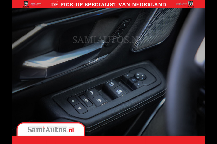 Dodge Ram Laramie Night | Face Lift | 420Pk 636 Nn | Extra Groot Scherm + Passagiers Scherm | Comfortabele Dubbele Cabine met Royale 5 Zitplaatsen | Nu Leverbaar uit Voorraad | Voorraad Nr 2223 - 5047