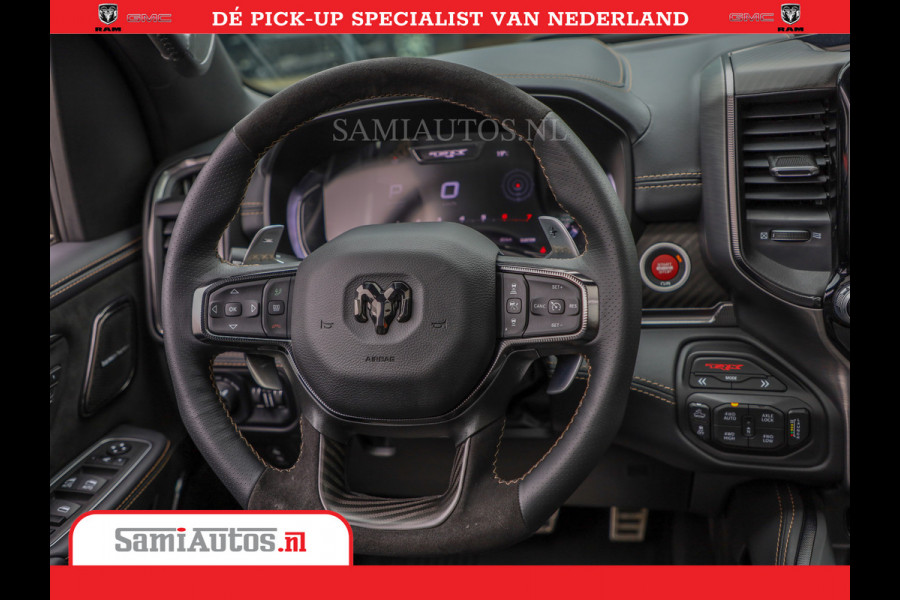 Dodge Ram 1500 TRX | 6.2 V8 712PK | Final Edition | All-In Prijs | Beschikt over alle opties | Comfortabele Dubbele Cabine met Royale 5 Zitplaatsen | BPM vrij | Nu Leverbaar uit Voorraad | Voorraad Nr 2121 - 4420