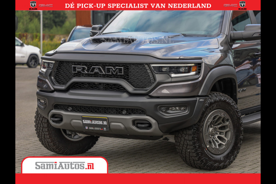 Dodge Ram 1500 TRX | 6.2 V8 712PK | Final Edition | All-In Prijs | Beschikt over alle opties | Comfortabele Dubbele Cabine met Royale 5 Zitplaatsen | BPM vrij | Nu Leverbaar uit Voorraad | Voorraad Nr 2121 - 4420