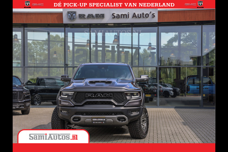 Dodge Ram 1500 TRX | 6.2 V8 712PK | Final Edition | All-In Prijs | Beschikt over alle opties | Comfortabele Dubbele Cabine met Royale 5 Zitplaatsen | BPM vrij | Nu Leverbaar uit Voorraad | Voorraad Nr 2121 - 4420