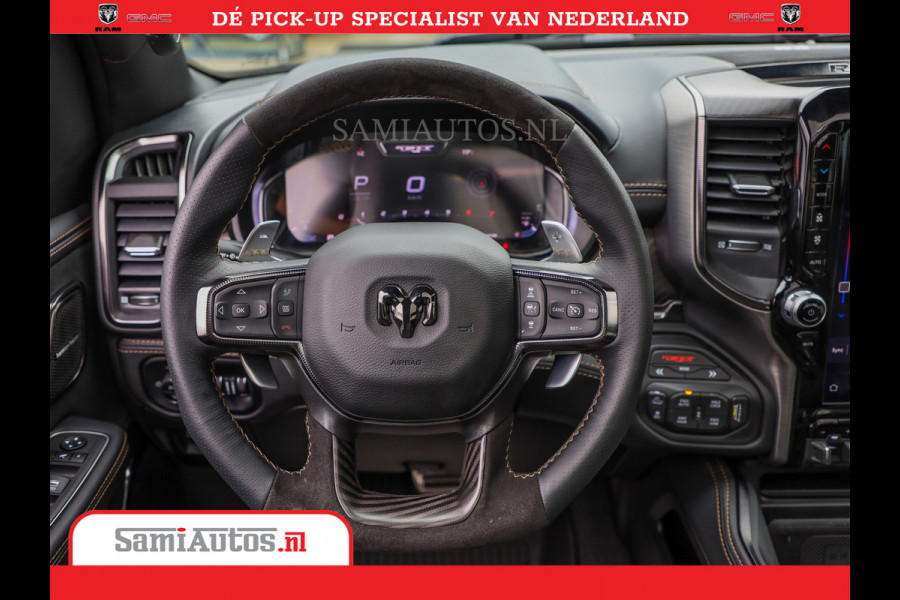 Dodge Ram 1500 TRX | 6.2 V8 712PK | Final Edition | All-In Prijs | Beschikt over alle opties | Comfortabele Dubbele Cabine met Royale 5 Zitplaatsen | BPM vrij | Nu Leverbaar uit Voorraad | Voorraad Nr 2121 - 4420