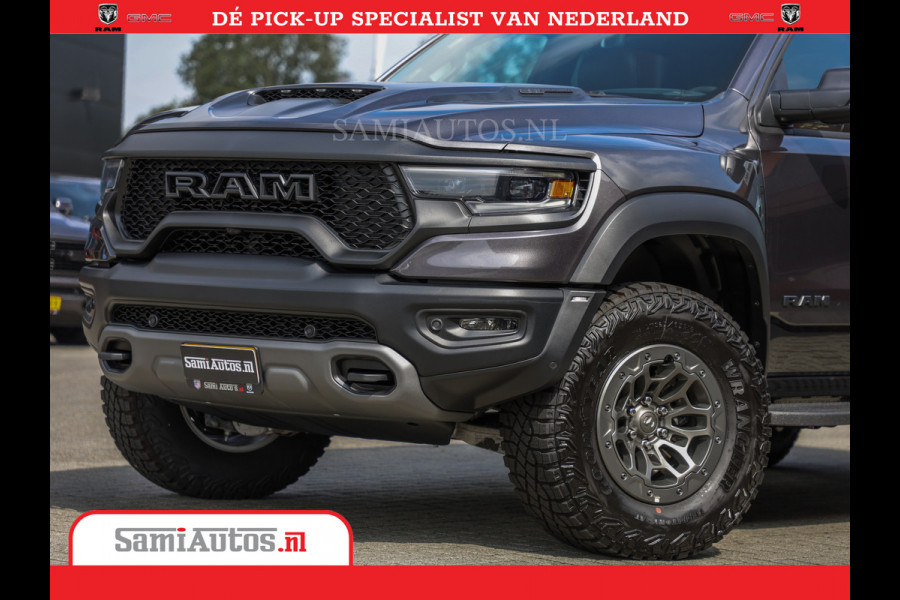 Dodge Ram 1500 TRX | 6.2 V8 712PK | Final Edition | All-In Prijs | Beschikt over alle opties | Comfortabele Dubbele Cabine met Royale 5 Zitplaatsen | BPM vrij | Nu Leverbaar uit Voorraad | Voorraad Nr 2121 - 4420