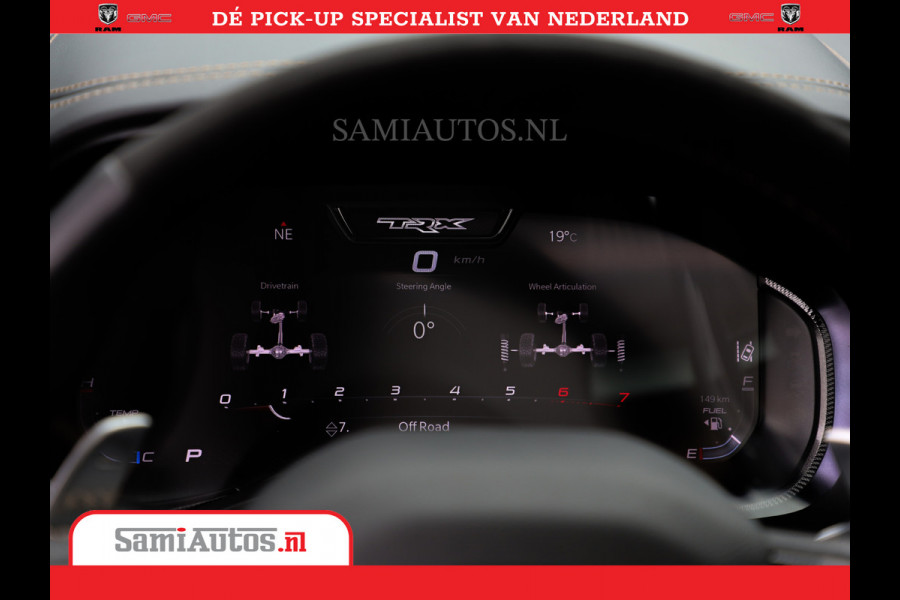 Dodge Ram 1500 TRX | 6.2 V8 712PK | Final Edition | All-In Prijs | Beschikt over alle opties | Comfortabele Dubbele Cabine met Royale 5 Zitplaatsen | BPM vrij | Nu Leverbaar uit Voorraad | Voorraad Nr 2121 - 4420