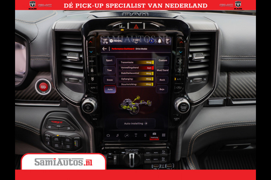 Dodge Ram 1500 TRX | 6.2 V8 712PK | Final Edition | All-In Prijs | Beschikt over alle opties | Comfortabele Dubbele Cabine met Royale 5 Zitplaatsen | BPM vrij | Nu Leverbaar uit Voorraad | Voorraad Nr 2121 - 4420