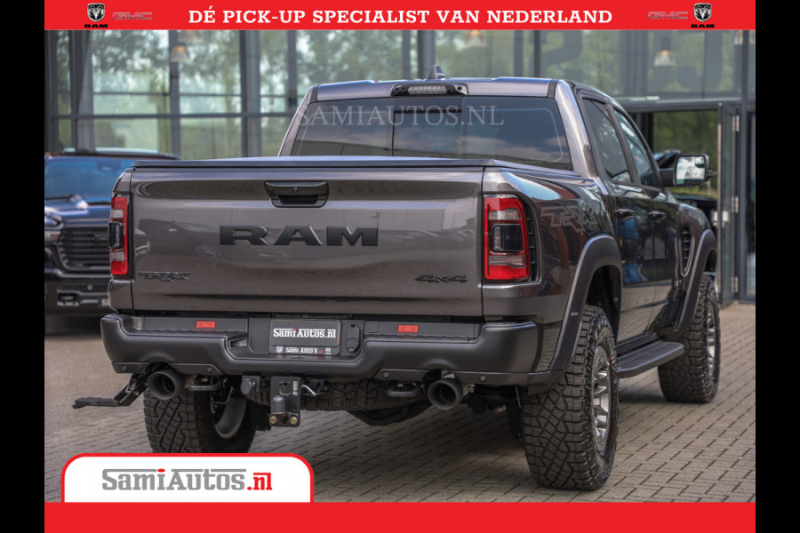 Dodge Ram 1500 TRX | 6.2 V8 712PK | Final Edition | All-In Prijs | Beschikt over alle opties | Comfortabele Dubbele Cabine met Royale 5 Zitplaatsen | BPM vrij | Nu Leverbaar uit Voorraad | Voorraad Nr 2121 - 4420
