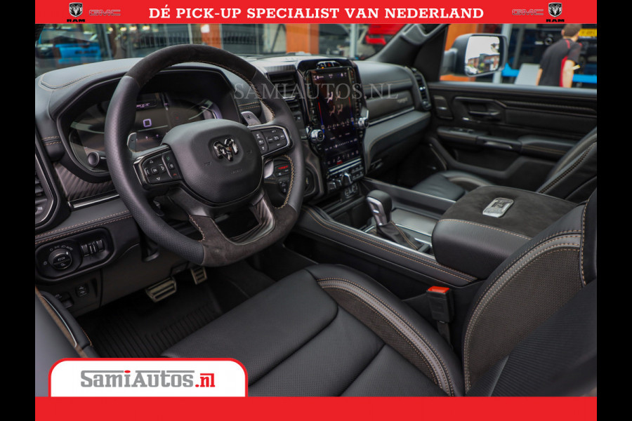 Dodge Ram 1500 TRX | 6.2 V8 712PK | Final Edition | All-In Prijs | Beschikt over alle opties | Comfortabele Dubbele Cabine met Royale 5 Zitplaatsen | BPM vrij | Nu Leverbaar uit Voorraad | Voorraad Nr 2121 - 4420