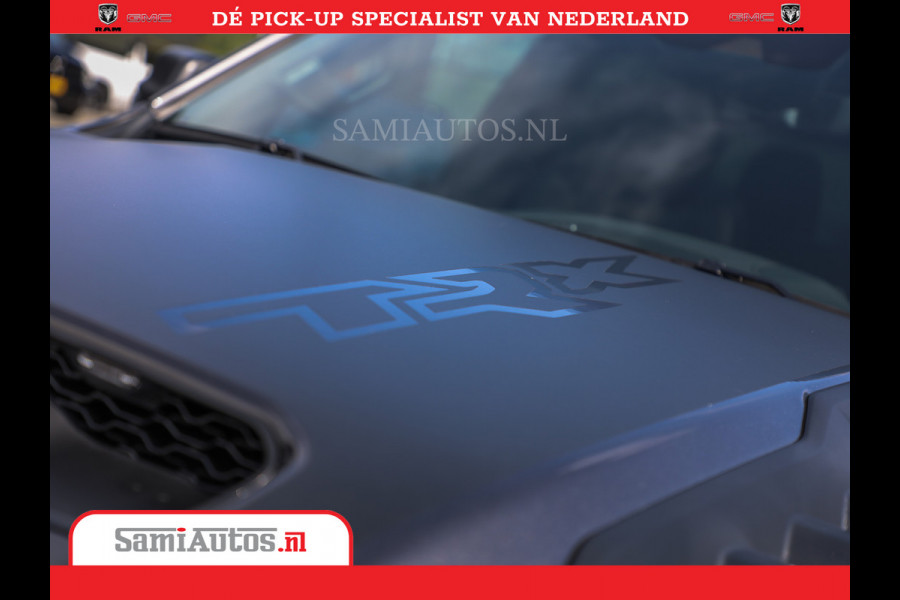 Dodge Ram 1500 TRX | 6.2 V8 712PK | Final Edition | All-In Prijs | Beschikt over alle opties | Comfortabele Dubbele Cabine met Royale 5 Zitplaatsen | BPM vrij | Nu Leverbaar uit Voorraad | Voorraad Nr 2121 - 4420