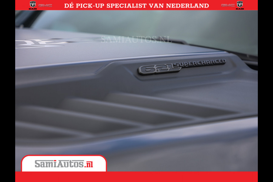 Dodge Ram 1500 TRX | 6.2 V8 712PK | Final Edition | All-In Prijs | Beschikt over alle opties | Comfortabele Dubbele Cabine met Royale 5 Zitplaatsen | BPM vrij | Nu Leverbaar uit Voorraad | Voorraad Nr 2121 - 4420