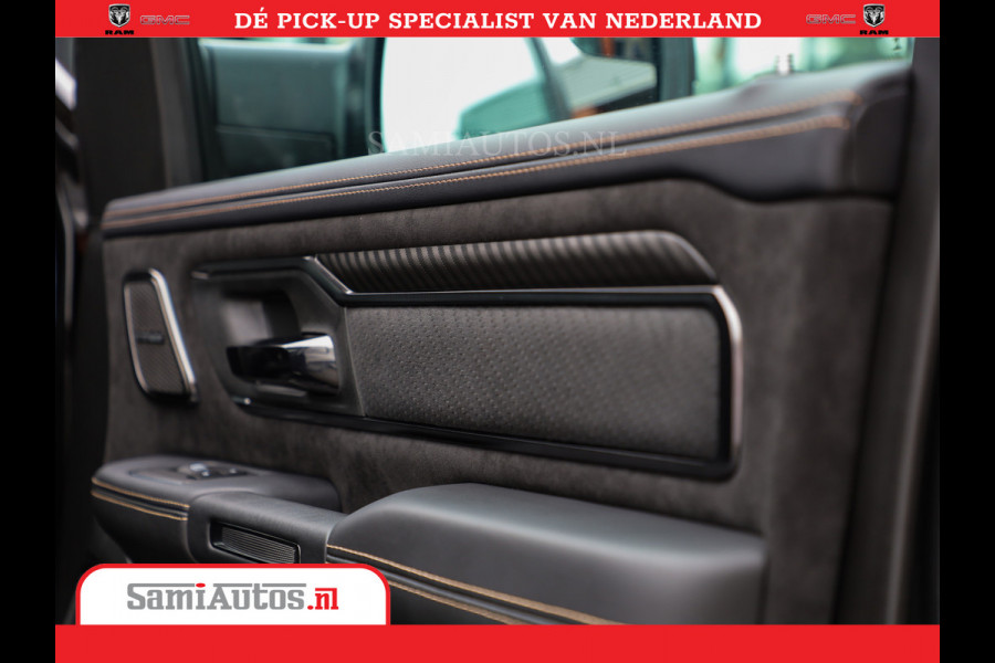 Dodge Ram 1500 TRX | 6.2 V8 712PK | Final Edition | All-In Prijs | Beschikt over alle opties | Comfortabele Dubbele Cabine met Royale 5 Zitplaatsen | BPM vrij | Nu Leverbaar uit Voorraad | Voorraad Nr 2121 - 4420