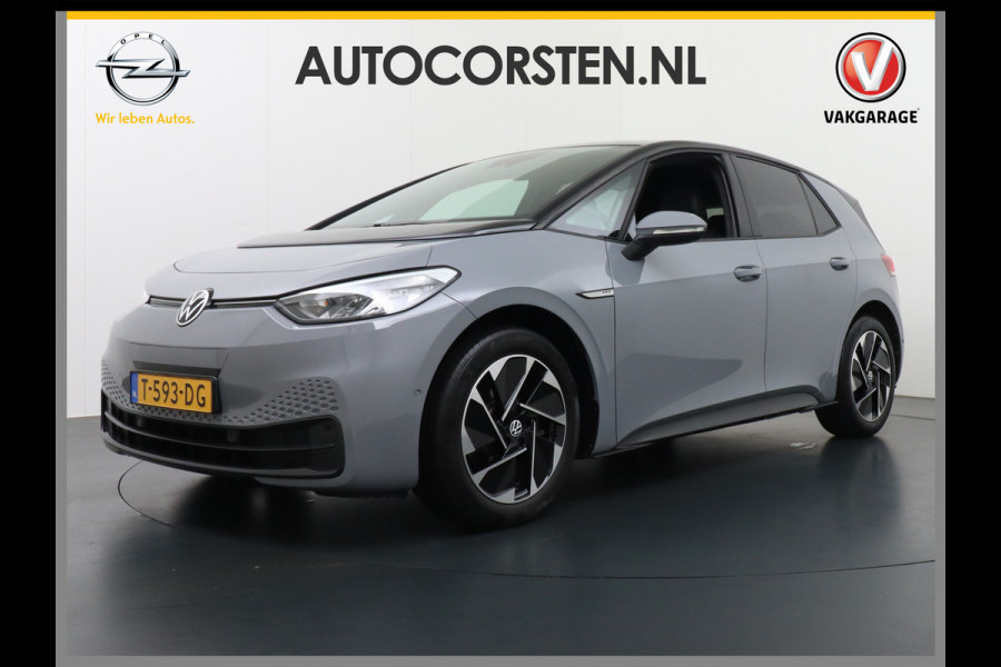 Volkswagen ID.3 58kWh 204PK Navi-Pro Adap.Cruise Lmv 18" Camera Apple Carplay Android Auto Stoel-Stuurverwarming Cruise Control Pdc Dab Keyless  DAB+ Bluetooth Regensensor Rijstrooksensor Verkeersbord detectie €41.600,- Nieuw! Grootste accu