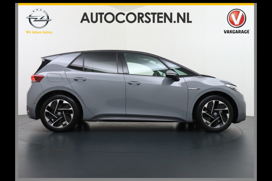 Volkswagen ID.3 58kWh 204PK Navi-Pro Adap.Cruise Lmv 18" Camera Apple Carplay Android Auto Stoel-Stuurverwarming Cruise Control Pdc Dab Keyless  DAB+ Bluetooth Regensensor Rijstrooksensor Verkeersbord detectie €41.600,- Nieuw! Grootste accu