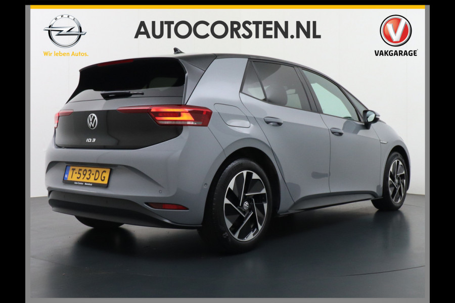 Volkswagen ID.3 58kWh 204PK Navi-Pro Adap.Cruise Lmv 18" Camera Apple Carplay Android Auto Stoel-Stuurverwarming Cruise Control Pdc Dab Keyless  DAB+ Bluetooth Regensensor Rijstrooksensor Verkeersbord detectie €41.600,- Nieuw! Grootste accu