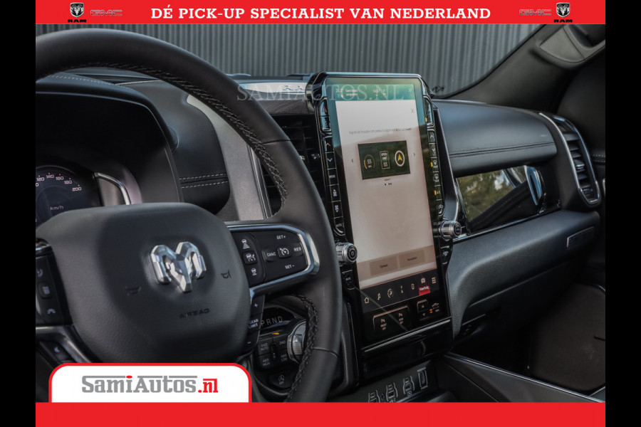 Dodge Ram 1500 Night Premium | Full Option | De Meest Luxe Pick-Up in zijn Klasse | Comfortabele Dubbele Cabine met Royale 5 Zitplaatsen | BPM vrij | Nu Leverbaar uit Voorraad | Voorraad Nr 2230 - 8765