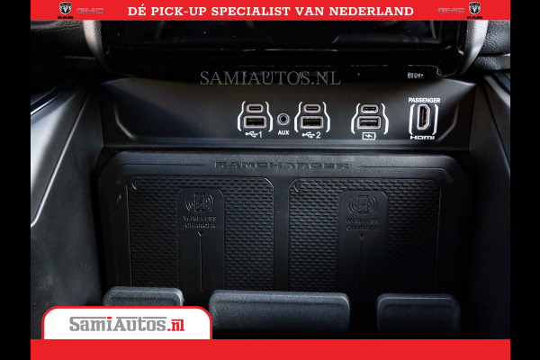 Dodge Ram 1500 Night Premium | Full Option | De Meest Luxe Pick-Up in zijn Klasse | Comfortabele Dubbele Cabine met Royale 5 Zitplaatsen | BPM vrij | Nu Leverbaar uit Voorraad | Voorraad Nr 2230 - 8765