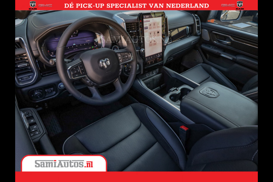 Dodge Ram 1500 Night Premium | Full Option | De Meest Luxe Pick-Up in zijn Klasse | Comfortabele Dubbele Cabine met Royale 5 Zitplaatsen | BPM vrij | Nu Leverbaar uit Voorraad | Voorraad Nr 2230 - 8765