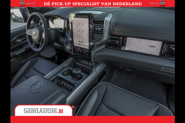 Dodge Ram 1500 Night Premium | Full Option | De Meest Luxe Pick-Up in zijn Klasse | Comfortabele Dubbele Cabine met Royale 5 Zitplaatsen | BPM vrij | Nu Leverbaar uit Voorraad | Voorraad Nr 2230 - 8765