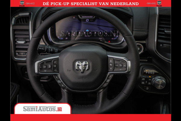 Dodge Ram Laramie Night | Face Lift | 420Pk 636 Nn | Extra Groot Scherm + Passagiers Scherm | Comfortabele Dubbele Cabine met Royale 5 Zitplaatsen | BPM vrij | Nu Leverbaar uit Voorraad | Voorraad Nr  2220 - 5039