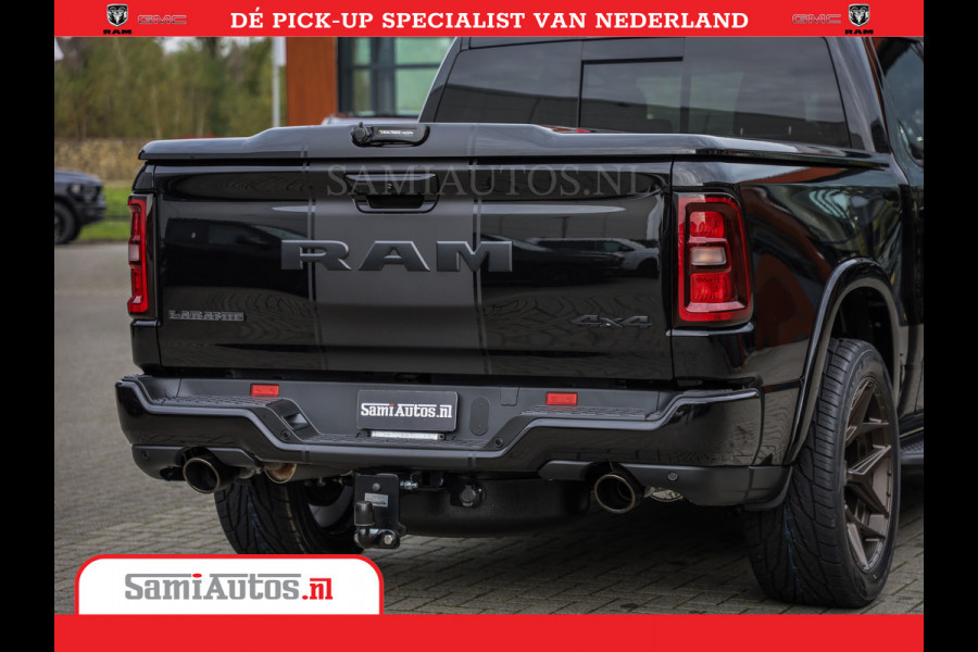 Dodge Ram Laramie Night | Face Lift | 420Pk 636 Nn | Extra Groot Scherm + Passagiers Scherm | Comfortabele Dubbele Cabine met Royale 5 Zitplaatsen | BPM vrij | Nu Leverbaar uit Voorraad | Voorraad Nr  2220 - 5039