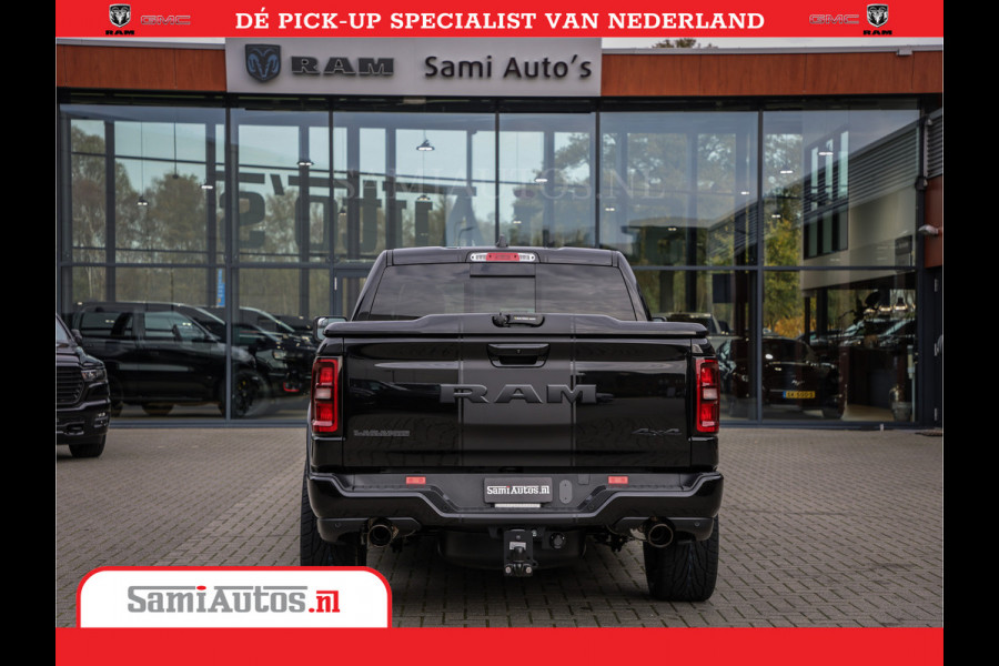Dodge Ram Laramie Night | Face Lift | 420Pk 636 Nn | Extra Groot Scherm + Passagiers Scherm | Comfortabele Dubbele Cabine met Royale 5 Zitplaatsen | BPM vrij | Nu Leverbaar uit Voorraad | Voorraad Nr  2220 - 5039