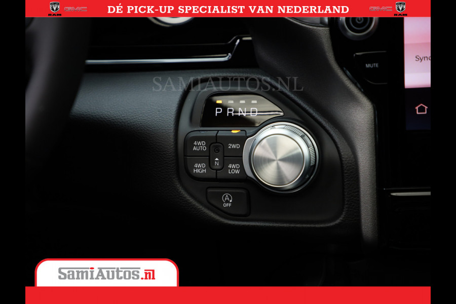 Dodge Ram Laramie Night | Face Lift | 420Pk 636 Nn | Extra Groot Scherm + Passagiers Scherm | Comfortabele Dubbele Cabine met Royale 5 Zitplaatsen | BPM vrij | Nu Leverbaar uit Voorraad | Voorraad Nr  2220 - 5039