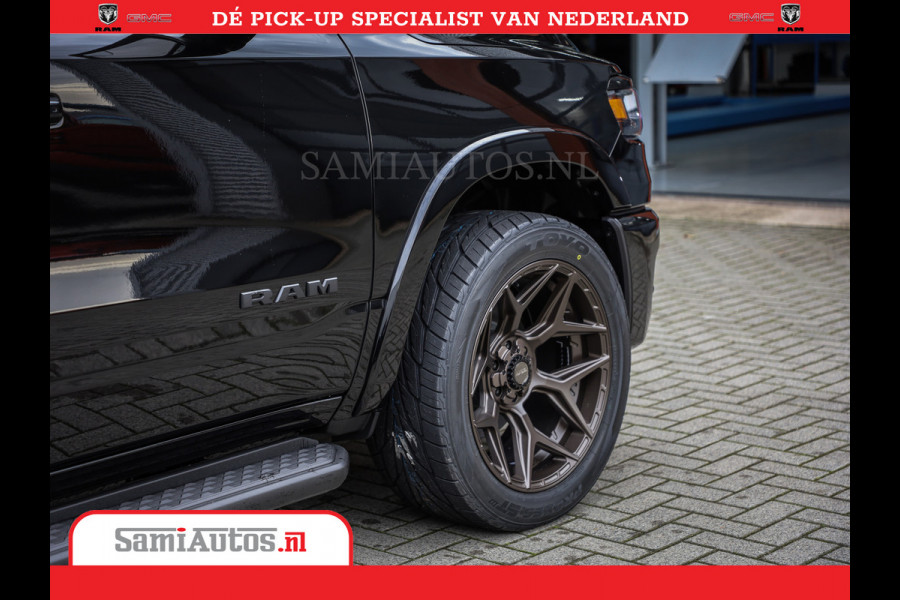 Dodge Ram Laramie Night | Face Lift | 420Pk 636 Nn | Extra Groot Scherm + Passagiers Scherm | Comfortabele Dubbele Cabine met Royale 5 Zitplaatsen | BPM vrij | Nu Leverbaar uit Voorraad | Voorraad Nr  2220 - 5039
