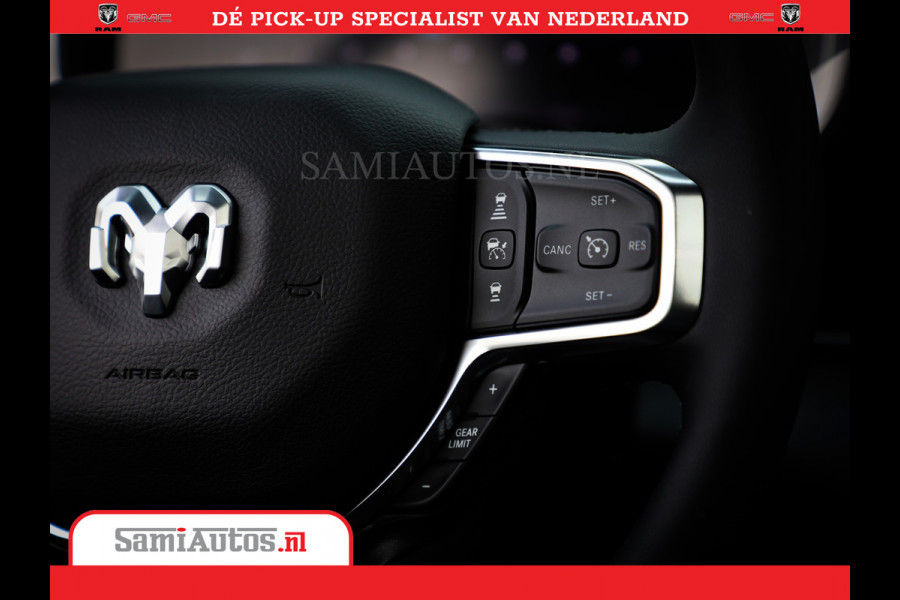 Dodge Ram Laramie Night | Face Lift | 420Pk 636 Nn | Extra Groot Scherm + Passagiers Scherm | Comfortabele Dubbele Cabine met Royale 5 Zitplaatsen | BPM vrij | Nu Leverbaar uit Voorraad | Voorraad Nr  2220 - 5039