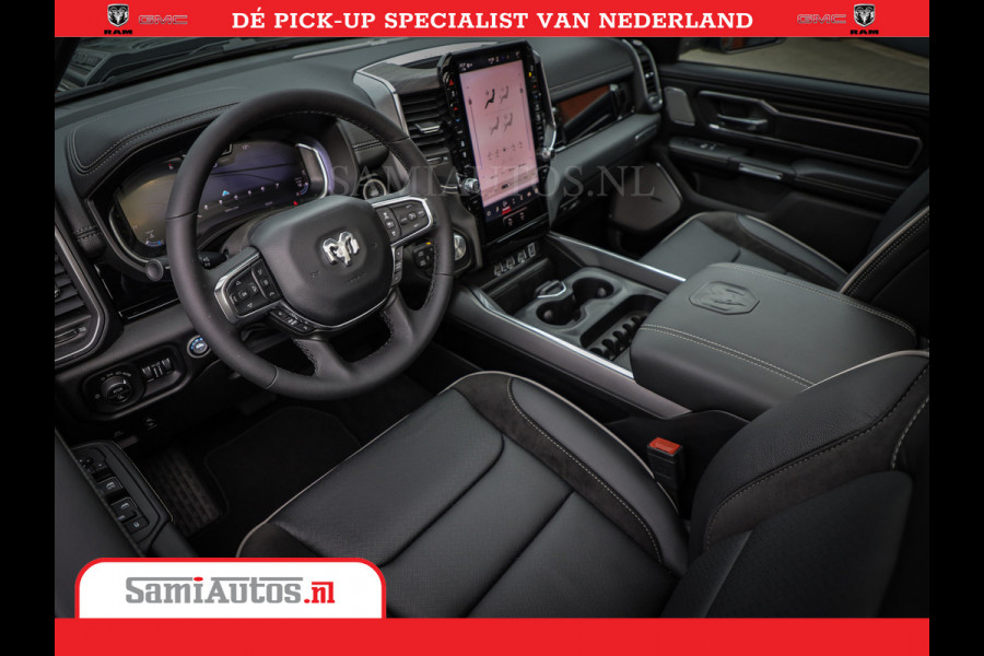 Dodge Ram Laramie Night | Face Lift | 420Pk 636 Nn | Extra Groot Scherm + Passagiers Scherm | Comfortabele Dubbele Cabine met Royale 5 Zitplaatsen | BPM vrij | Nu Leverbaar uit Voorraad | Voorraad Nr  2220 - 5039