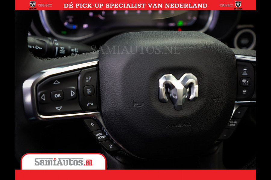 Dodge Ram Laramie Night | Face Lift | 420Pk 636 Nn | Extra Groot Scherm + Passagiers Scherm | Comfortabele Dubbele Cabine met Royale 5 Zitplaatsen | BPM vrij | Nu Leverbaar uit Voorraad | Voorraad Nr  2220 - 5039