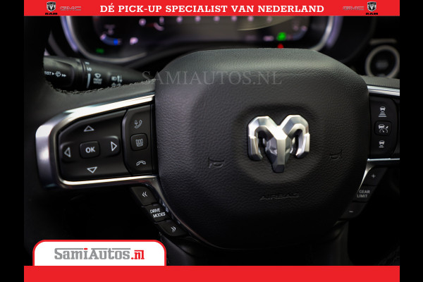 Dodge Ram Laramie Night | Face Lift | 420Pk 636 Nn | Extra Groot Scherm + Passagiers Scherm | Comfortabele Dubbele Cabine met Royale 5 Zitplaatsen | BPM vrij | Nu Leverbaar uit Voorraad | Voorraad Nr  2220 - 5039