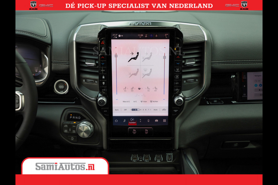 Dodge Ram Laramie Night | Face Lift | 420Pk 636 Nn | Extra Groot Scherm + Passagiers Scherm | Comfortabele Dubbele Cabine met Royale 5 Zitplaatsen | BPM vrij | Nu Leverbaar uit Voorraad | Voorraad Nr  2220 - 5039