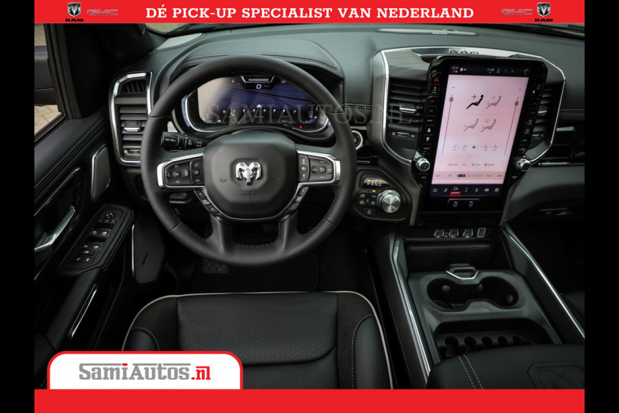 Dodge Ram Laramie Night | Face Lift | 420Pk 636 Nn | Extra Groot Scherm + Passagiers Scherm | Comfortabele Dubbele Cabine met Royale 5 Zitplaatsen | BPM vrij | Nu Leverbaar uit Voorraad | Voorraad Nr  2220 - 5039