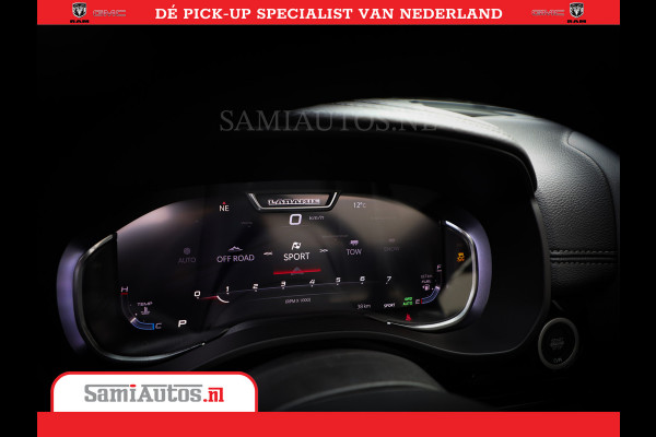 Dodge Ram Laramie Night | Face Lift | 420Pk 636 Nn | Extra Groot Scherm + Passagiers Scherm | Comfortabele Dubbele Cabine met Royale 5 Zitplaatsen | BPM vrij | Nu Leverbaar uit Voorraad | Voorraad Nr  2220 - 5039