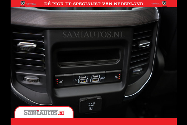 Dodge Ram Laramie Night | Face Lift | 420Pk 636 Nn | Extra Groot Scherm + Passagiers Scherm | Comfortabele Dubbele Cabine met Royale 5 Zitplaatsen | BPM vrij | Nu Leverbaar uit Voorraad | Voorraad Nr  2220 - 5039