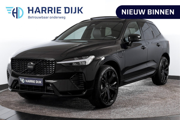 Volvo XC60 2.0 T6 Plug-in hybrid AWD Ultra Black Edition | S/K-Panodak | Elek. Trekhaak | Alarmklasse 3 | Dig. Cockpit | Adapt. Cruise | Memory Stoelen | Elek. Klep | Stoel-+stuurverw. | Camera | NAV+App. Connect | ECC | LM 21" | 0210