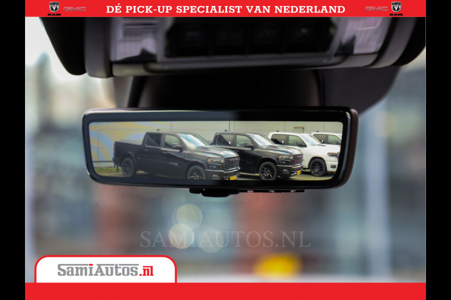Dodge Ram 1500 Laramie Night 5,7 V8 402PK | Krachtige Hemi | Zeer Rijk Uitgevoerd | Comfortabele Dubbele Cabine met Royale 5 Zitplaatsen | BPM vrij | Nu Leverbaar uit Voorraad | Voorraad Nr 2371 - 2297