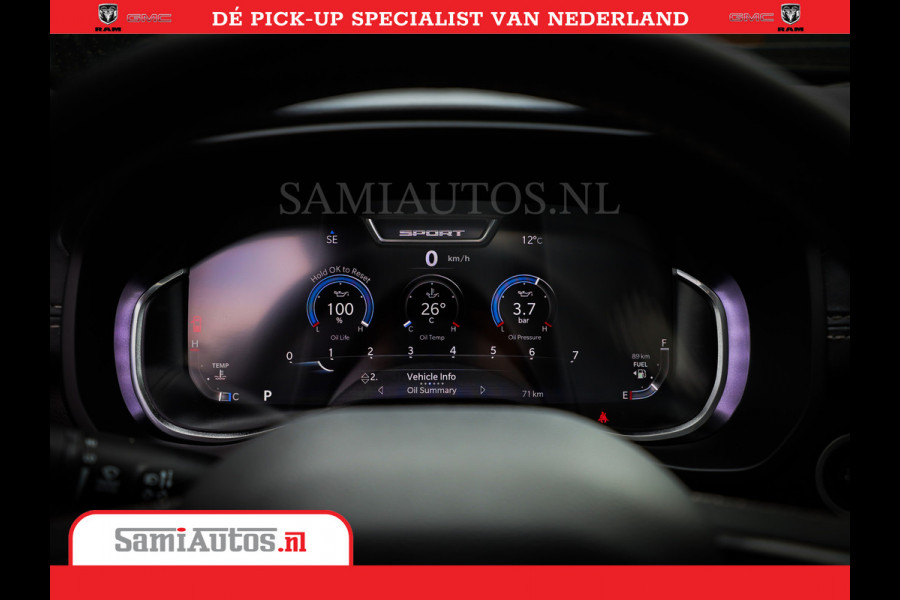 Dodge Ram 1500 Laramie Night 5,7 V8 402PK | Krachtige Hemi | Zeer Rijk Uitgevoerd | Comfortabele Dubbele Cabine met Royale 5 Zitplaatsen | BPM vrij | Nu Leverbaar uit Voorraad | Voorraad Nr 2371 - 2297
