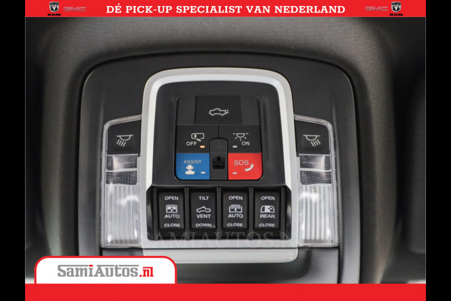Dodge Ram 1500 Laramie Night 5,7 V8 402PK | Krachtige Hemi | Zeer Rijk Uitgevoerd | Comfortabele Dubbele Cabine met Royale 5 Zitplaatsen | BPM vrij | Nu Leverbaar uit Voorraad | Voorraad Nr 2371 - 2297