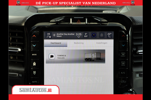 Dodge Ram 1500 Laramie Night 5,7 V8 402PK | Krachtige Hemi | Zeer Rijk Uitgevoerd | Comfortabele Dubbele Cabine met Royale 5 Zitplaatsen | BPM vrij | Nu Leverbaar uit Voorraad | Voorraad Nr 2371 - 2297