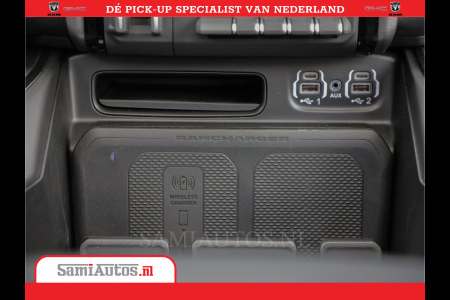 Dodge Ram 1500 Laramie Night 5,7 V8 402PK | Krachtige Hemi | Zeer Rijk Uitgevoerd | Comfortabele Dubbele Cabine met Royale 5 Zitplaatsen | BPM vrij | Nu Leverbaar uit Voorraad | Voorraad Nr 2371 - 2297